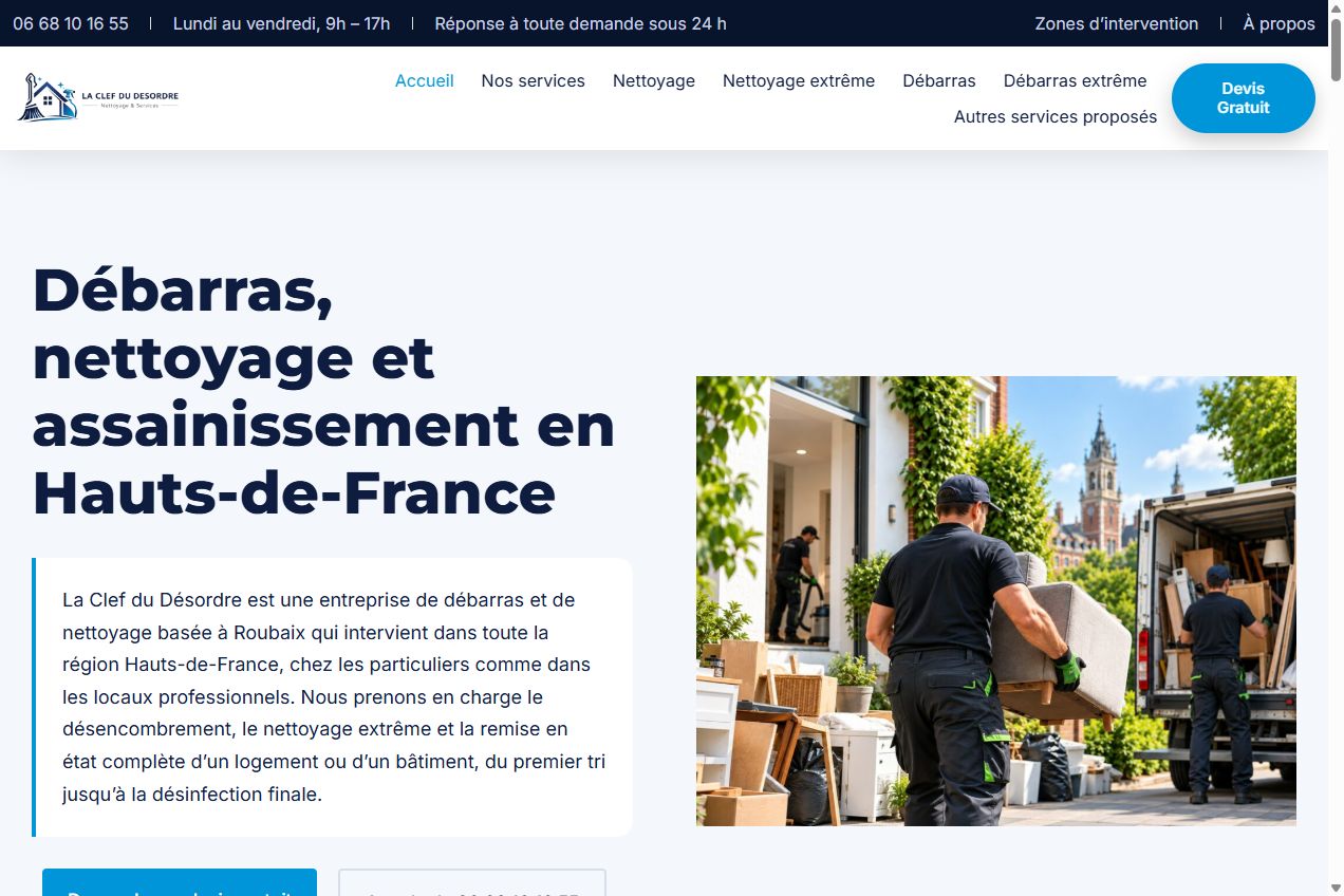 Aperçu du projet La Clef du Désordre