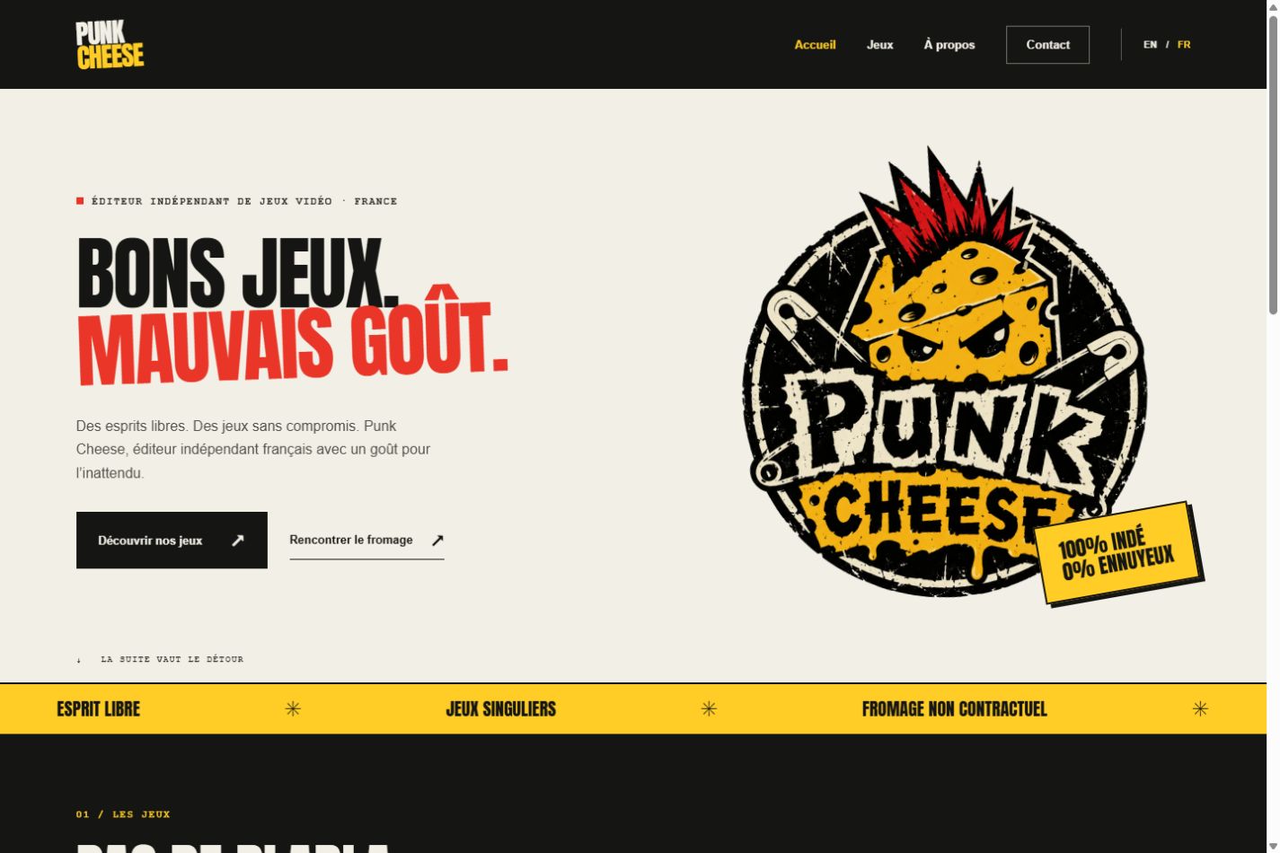 Aperçu du projet Punk Cheese